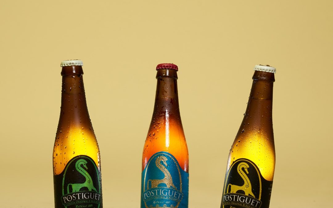 Fotografia de producto cervezas postiguet diseñoyfoto.com