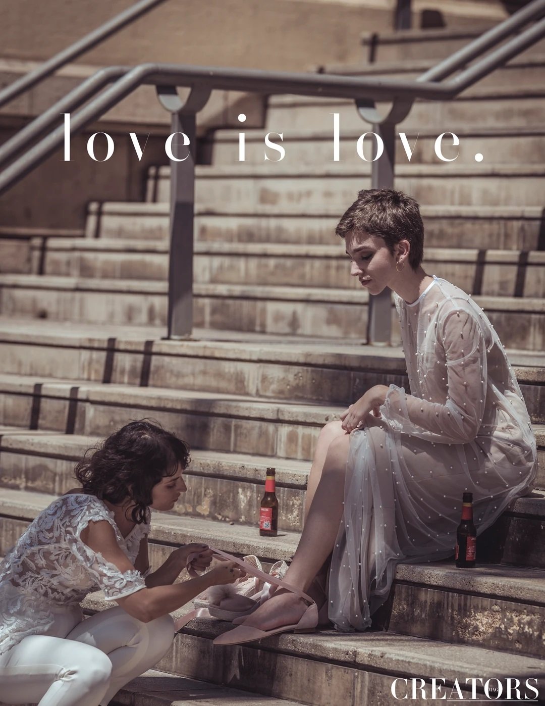 Creators Mag publica editorial de Diseño y Foto con Edén valverde sobre bodas lgtb