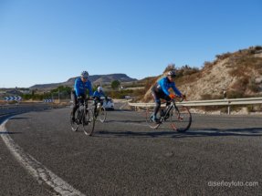 Fotografía deportiva evento club ciclista cc alibike alicante