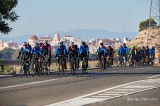Fotografía deportiva evento club ciclista cc alibike alicante