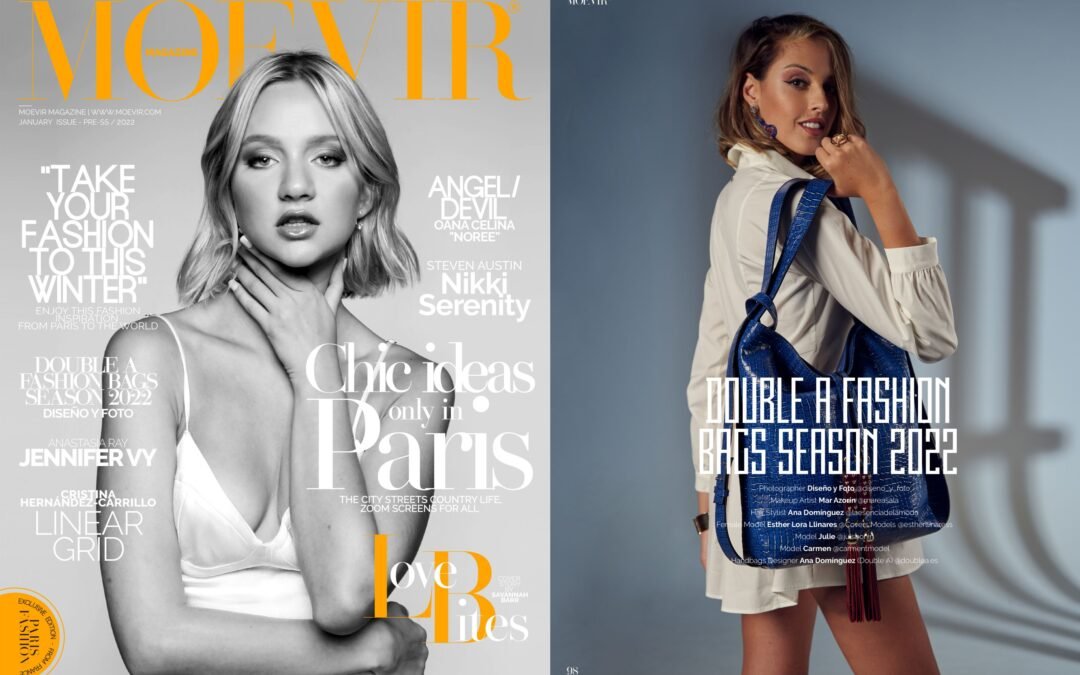 Moevir Paris Revista de Moda Editorial con Double A