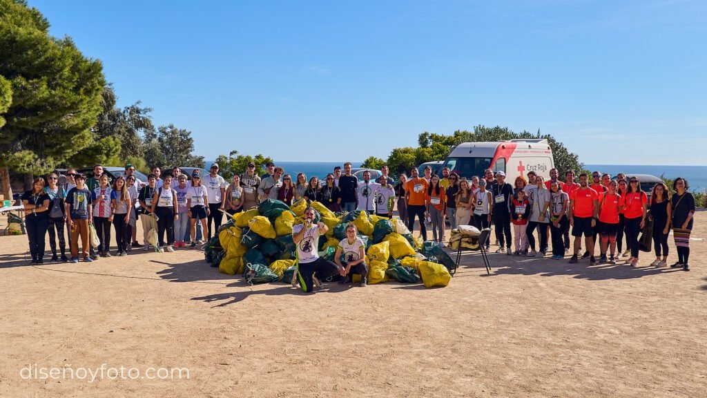 Plogging Alicante 2023 Diseño y foto joseaparra deporte ecologia